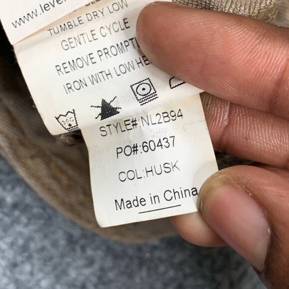 Level 99 Pants Women 27 Husk Linen Tencel Blend Dayla Cargo Pockets Utility - Picture 12 of 14